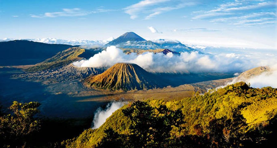 Panorama dari Puncak Penanjakan