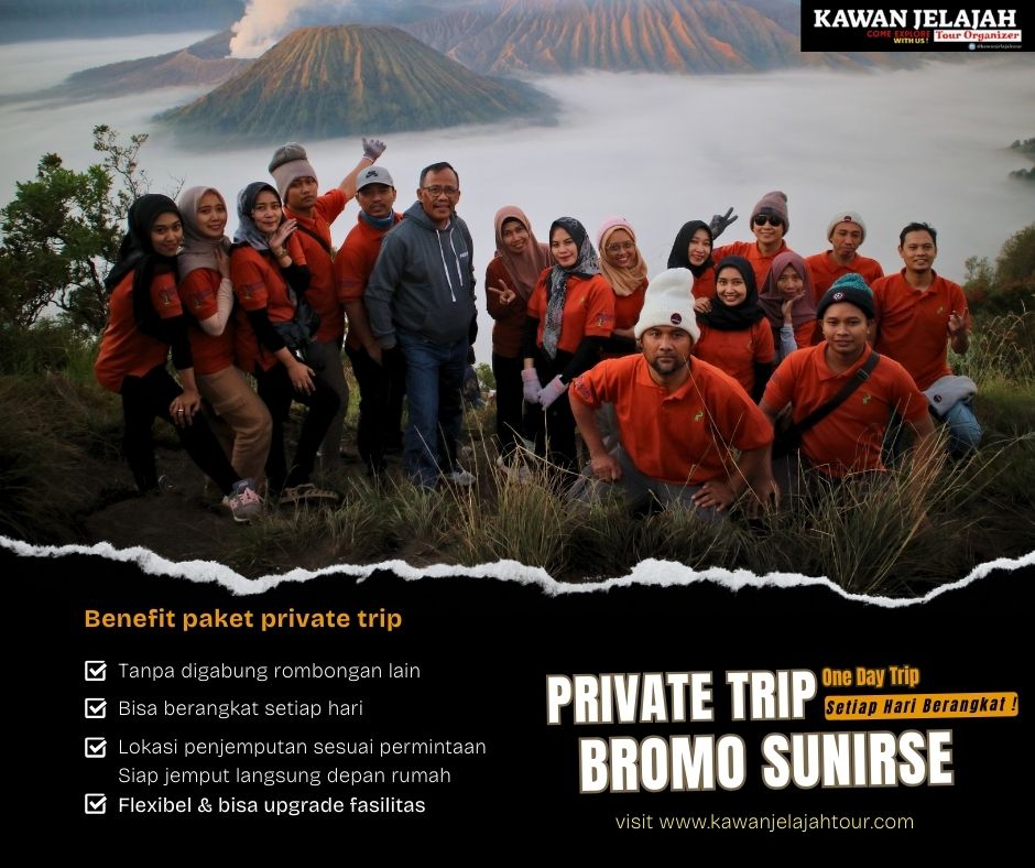 Paket Private Trip Bromo dari Gresik, Surabaya, Sidoarjo