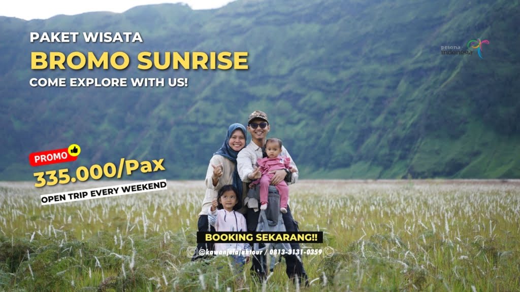 Paket Wisata Bromo Open Trip dari Gresik, Surabaya, Sidoarjo